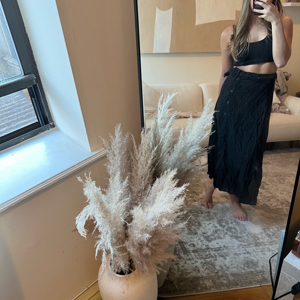 Zara black maxi skirt